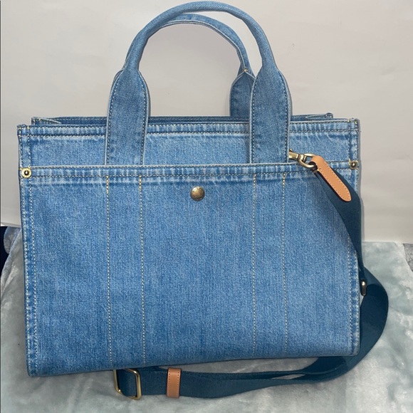 Coach ‘Cargo’ Denim Tote - Picture 2 of 15